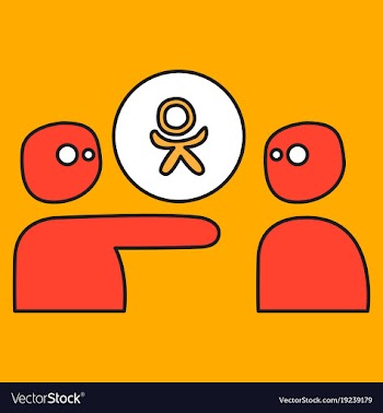 Flat odnoklasniki icon on background vector image