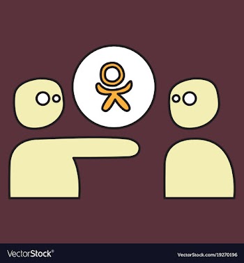 Flat odnoklasniki icon on background vector image