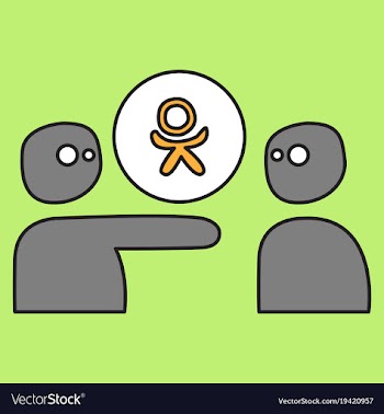 Flat odnoklasniki icon on background vector image