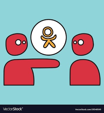 Flat odnoklasniki icon on background vector image