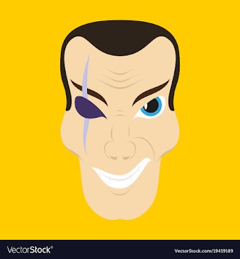 Flat of cartoon superhero character design with vector image