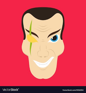 Flat of cartoon superhero character design with vector image