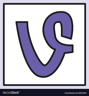 Flat of vine icon vector image