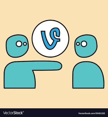 Flat of vine icon vector image