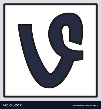 Flat of vine icon vector image