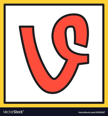 Flat of vine icon vector image