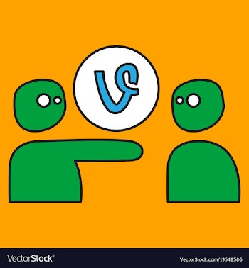 Flat of vine icon vector image