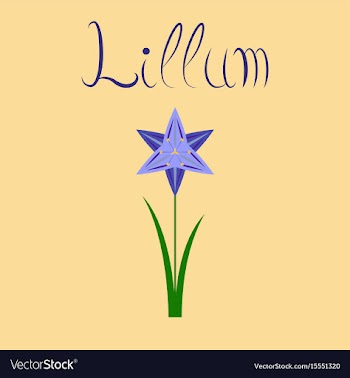 Flat on background flower narcissus vector image