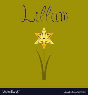 Flat on background flower narcissus vector image