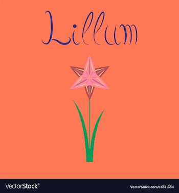 Flat on background flower narcissus vector image