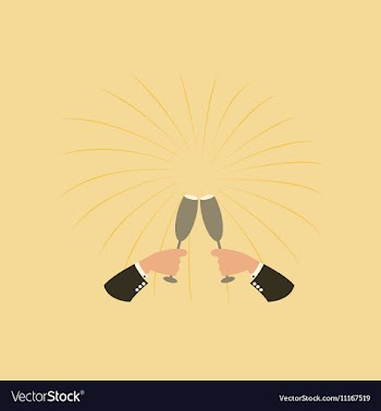 Flat on background of glasses vector image