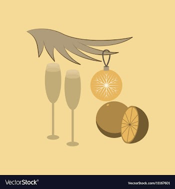 Flat on background of glasses vector image