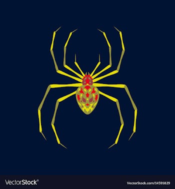 Flat on background of halloween vector image