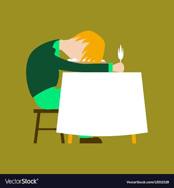 Flat on background of man sleeping at vector image