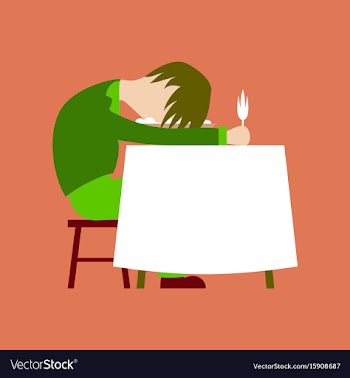 Flat on background of man sleeping at vector image