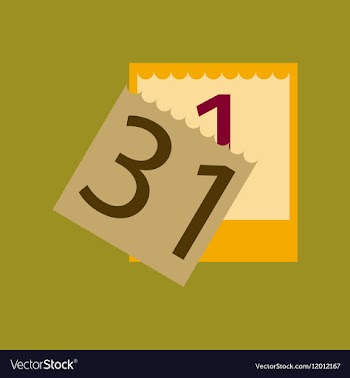 Flat on background of tear-off vector image