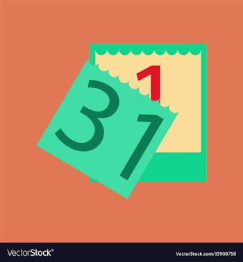 Flat on background of tear-off vector image