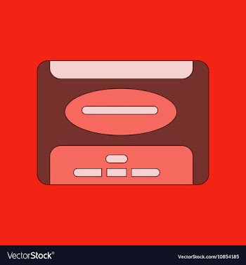 Flat on background removable hard vector image