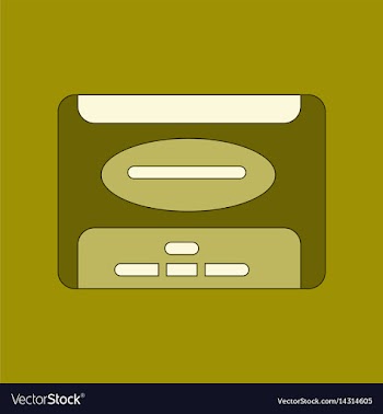 Flat on background removable hard vector image