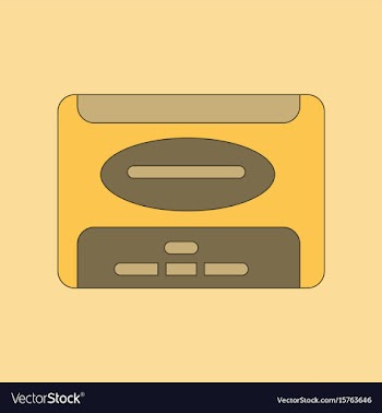 Flat on background removable hard vector image
