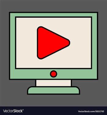 Flat play logo icon buttonyoutube flat social vector image