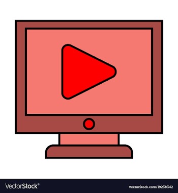 Flat play logo icon buttonyoutube flat social vector image