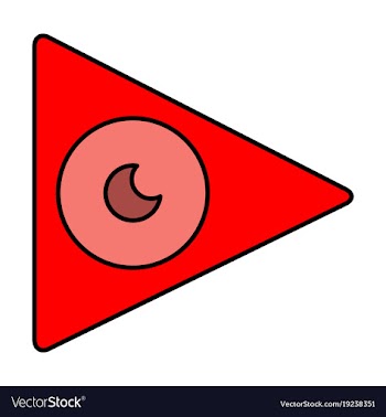 Flat play logo icon buttonyoutube flat social vector image