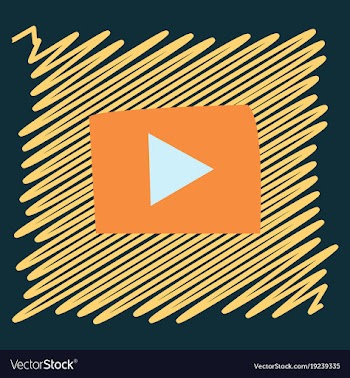 Flat play logo icon buttonyoutube flat social vector image