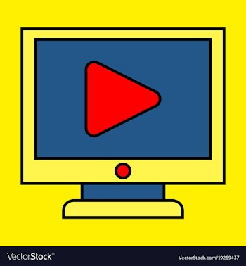 Flat play logo icon buttonyoutube flat social vector image