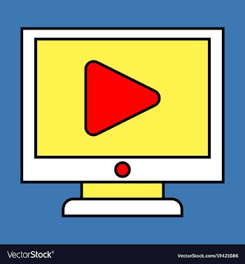 Flat play logo icon buttonyoutube flat social vector image