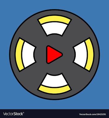 Flat play logo icon buttonyoutube flat social vector image