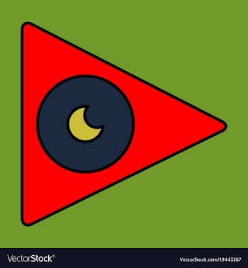 Flat play logo icon buttonyoutube flat social vector image