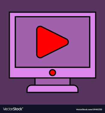 Flat play logo icon buttonyoutube flat social vector image