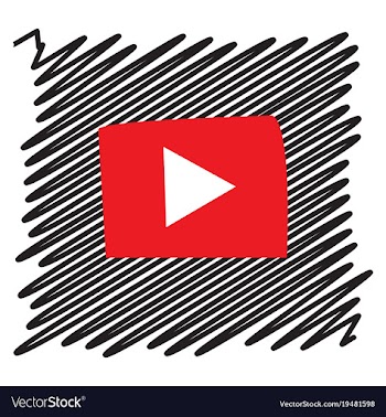 Flat play logo icon buttonyoutube flat social vector image
