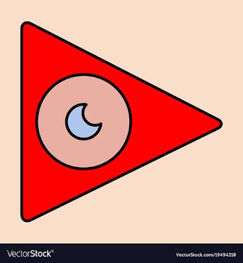 Flat play logo icon buttonyoutube flat social vector image