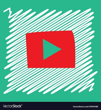 Flat play logo icon buttonyoutube flat social vector image
