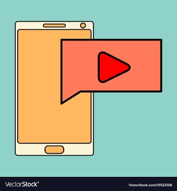 Flat play logo icon buttonyoutube flat social vector image