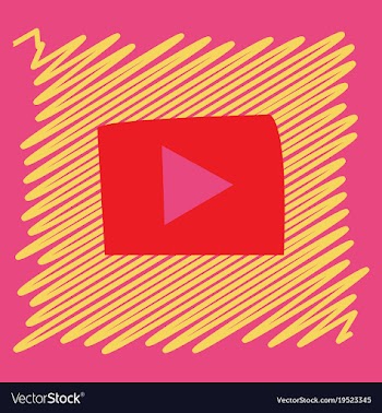 Flat play logo icon buttonyoutube flat social vector image