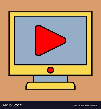 Flat play logo icon buttonyoutube flat social vector image