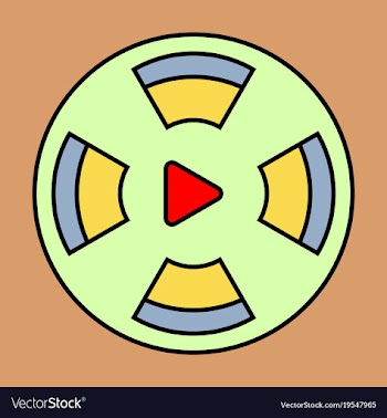 Flat play logo icon buttonyoutube flat social vector image