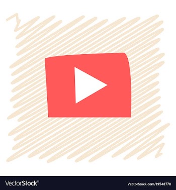 Flat play logo icon buttonyoutube flat social vector image