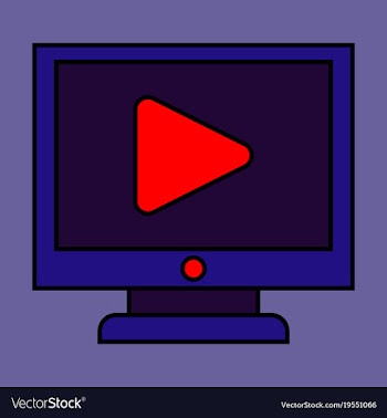 Flat play logo icon buttonyoutube flat social vector image