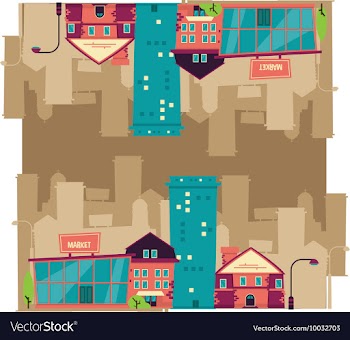 Flat Set vector image