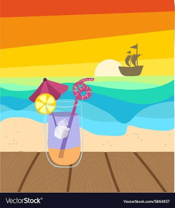 Flat Set vector image