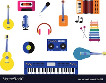 Flat Set vector image
