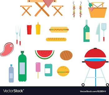 Flat Set vector image