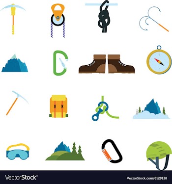 Flat Set vector image