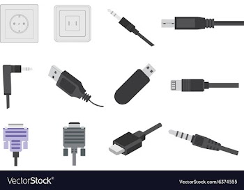 Flat Set vector image