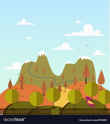 Flat Set vector image