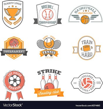 Flat Set vector image